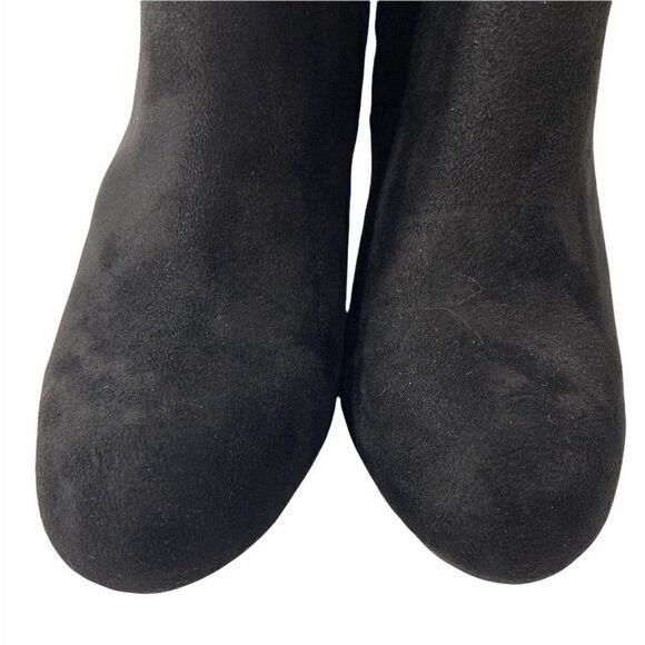 BCBGeneration Rozz Stretch Tall Boot With Cord Trim  Black Size 6.5M NWOT - Picture 4 of 6